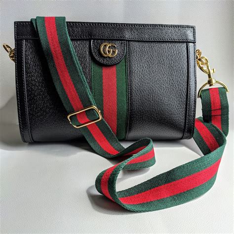 gucci wide strap purse|Gucci purse shoulder strap.